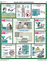 Комплект плакатов "Безопасность работ на металлообрабатывающих станках" - fgospostavki.ru - Махачкала