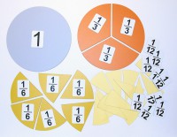 Набор магнитных карточек "Доли и дроби - 3" - fgospostavki.ru - Махачкала