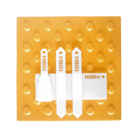 Комплект для нанесения клея: зубчатый шпатель, шпательная лопатка, расшивка (2 штуки) - fgospostavki.ru - Махачкала