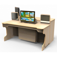 Профессиональный мультимедийный интерактивный развивающий логопедический стол Logo - fgospostavki.ru - Махачкала