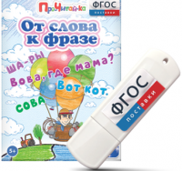 Игры для чтения слов и словосочетаний "От слова к фразе" на USB - носителе - fgospostavki.ru - Махачкала