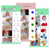 Комплект из 10 карточек "Обучающий калейдоскоп для ДО. Познание. Мой день" - fgospostavki.ru - Махачкала
