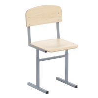 Стул ученический регулируемый на прямоугольной трубе - fgospostavki.ru - Махачкала