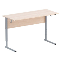 Стол ученический двухместный регулируемый на прямоугольной трубе - fgospostavki.ru - Махачкала