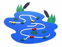 Сенсомоторное декоративно-развивающее панно "Река" - fgospostavki.ru - Махачкала