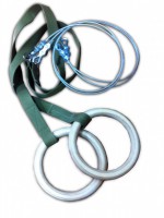 Кольца гимнастические с тросом (2 метра) - fgospostavki.ru - Махачкала