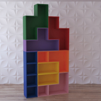 Стеллаж для игрушек "Цветная стройка" - fgospostavki.ru - Махачкала