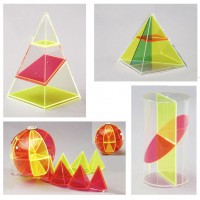 Дополнительный набор прозрачных геометрических тел с сечениями. - fgospostavki.ru - Махачкала