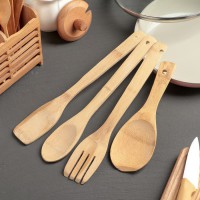 Набор кухонных принадлежностей (дерево) - fgospostavki.ru - Махачкала