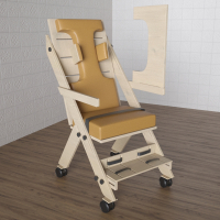 Стул для ребенка с ОВЗ «Новые горизонты» №4 со столешницей коричневый - fgospostavki.ru - Махачкала