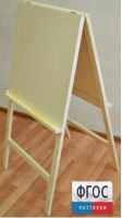 Мольберт двухсторонний деревянный Хлопушка - fgospostavki.ru - Махачкала