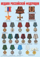 Комплект плакатов "Ордена и медали Российской Федерации" - fgospostavki.ru - Махачкала