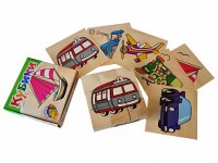 Набор кубиков "Сложи рисунок: транспорт" - fgospostavki.ru - Махачкала