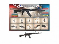 Интерактивный стенд-тренажер "Сборка-разборка АК-74М" с муляжом автомата Калашникова - fgospostavki.ru - Махачкала