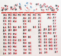 Набор магнитных карточек "Слоговый домик" - fgospostavki.ru - Махачкала