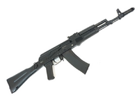 Массогабаритный лазерный макет автомат Калашникова АК-74 со встроенным лазерным модулем и аккумуляторной батареей - fgospostavki.ru - Махачкала