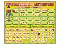 Комплект оборудования "Английский алфавит" с комплектом тематических магнитов - fgospostavki.ru - Махачкала