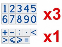 Комплект магнитов (демонстрационных) для школьной доски "Цифры и знаки" - fgospostavki.ru - Махачкала