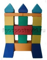 Мягкий модуль-конструктор "Башня" (17 элементов) - fgospostavki.ru - Махачкала