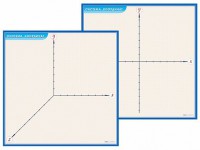 Фрагмент (демонстрационный) маркерный (двухсторонний) "Координатная плоскость" - fgospostavki.ru - Махачкала