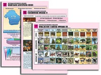 Комплект таблиц по географии "Природа материков и океанов" раздаточные (цветные, ламинированные, А4, 12 штук) - fgospostavki.ru - Махачкала