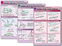 Комплект таблиц по всему курсу геометрии (100 таблиц, А1, полноцветные, ламинированные) - fgospostavki.ru - Махачкала