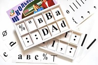 Набор цифр, букв, знаков с магнитным креплением (ламинированный) - fgospostavki.ru - Махачкала
