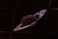 Потолок "Звездное небо с анимационным фибероптическим эффектом сатурн" - fgospostavki.ru - Махачкала