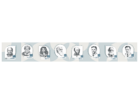 Стенд-лента "Выдающиеся ученые-биологи" - fgospostavki.ru - Махачкала