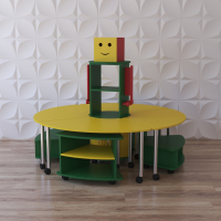 Модульный стеллаж "Весёлый робот" - fgospostavki.ru - Махачкала