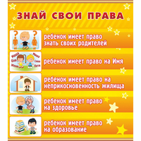 Стенд "Знай свои права" - fgospostavki.ru - Махачкала