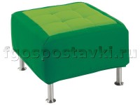 Пуф квадратный на хромированных ножках - fgospostavki.ru - Махачкала