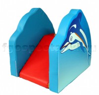 Горка "Дельфин" мини для сухого бассейна - fgospostavki.ru - Махачкала