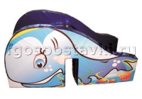 Горка "Кит" для сухого бассейна - fgospostavki.ru - Махачкала