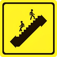 Тактильный знак (пути эвакуации) 150х150 - fgospostavki.ru - Махачкала