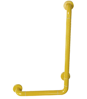 Поручень опорный L-образный вертикальный (желтый) - fgospostavki.ru - Махачкала