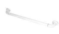 Поручень прямой с антибактериальным покрытием (белый) - fgospostavki.ru - Махачкала