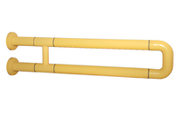 Поручень неоткидной двухопорный с антибактериальным покрытием (желтый) - fgospostavki.ru - Махачкала