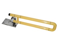 Поручень откидной с антибактериальным покрытием (желтый) - fgospostavki.ru - Махачкала