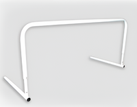 Барьер тренировочный регулируемой высоты (кнопочный фиксатор) - fgospostavki.ru - Махачкала