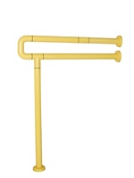 Желтый поручень напольно-настенный с антибактериальным покрытием - fgospostavki.ru - Махачкала