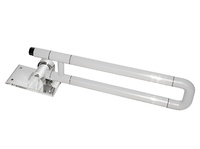 Поручень откидной с антибактериальным покрытием (белый) - fgospostavki.ru - Махачкала