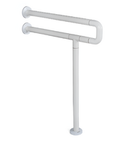 Поручень напольно-настенный с антибактериальным покрытием (белый) - fgospostavki.ru - Махачкала