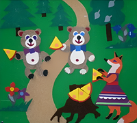 Пособие для слабовидящих детей - Театр-сказка "Два жадных медвежонка" - fgospostavki.ru - Махачкала