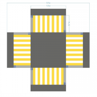 Имитация четырехстороннего перекрестка 5,5*4,5 м - fgospostavki.ru - Махачкала