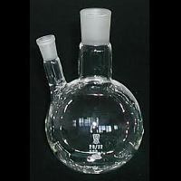 Колба круглодонная с двумя горловинами и шлифами 100 мл. - fgospostavki.ru - Махачкала