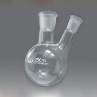 Колба круглодонная с двумя горловинами и шлифами 250 мл. - fgospostavki.ru - Махачкала