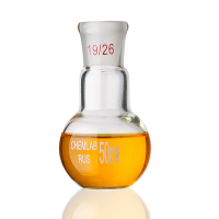 Колба плоскодонная со шлифом 50 мл. - fgospostavki.ru - Махачкала