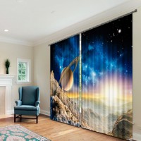 Комплект светонепроницаемых штор "Космическая история" - fgospostavki.ru - Махачкала