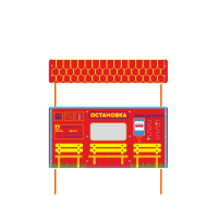 Учебно-игровой макет "Остановка" стационарная - fgospostavki.ru - Махачкала